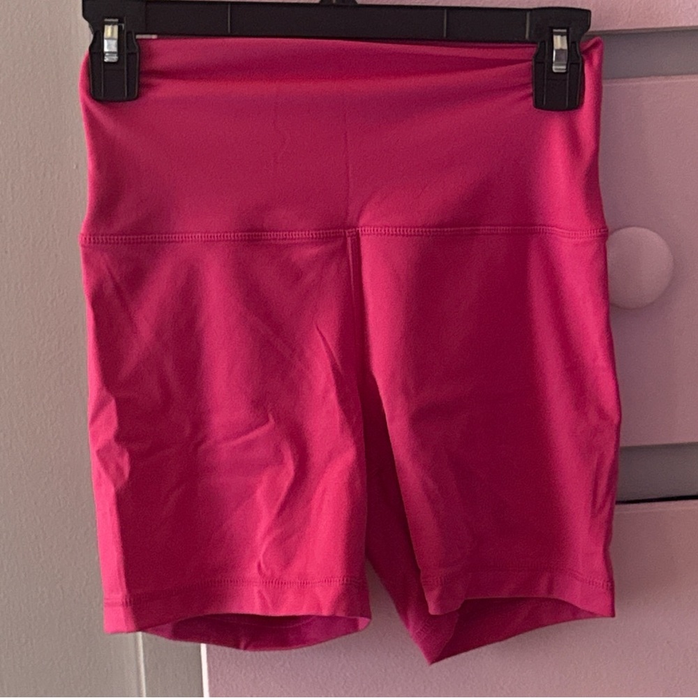 pink yogalicious bike shorts